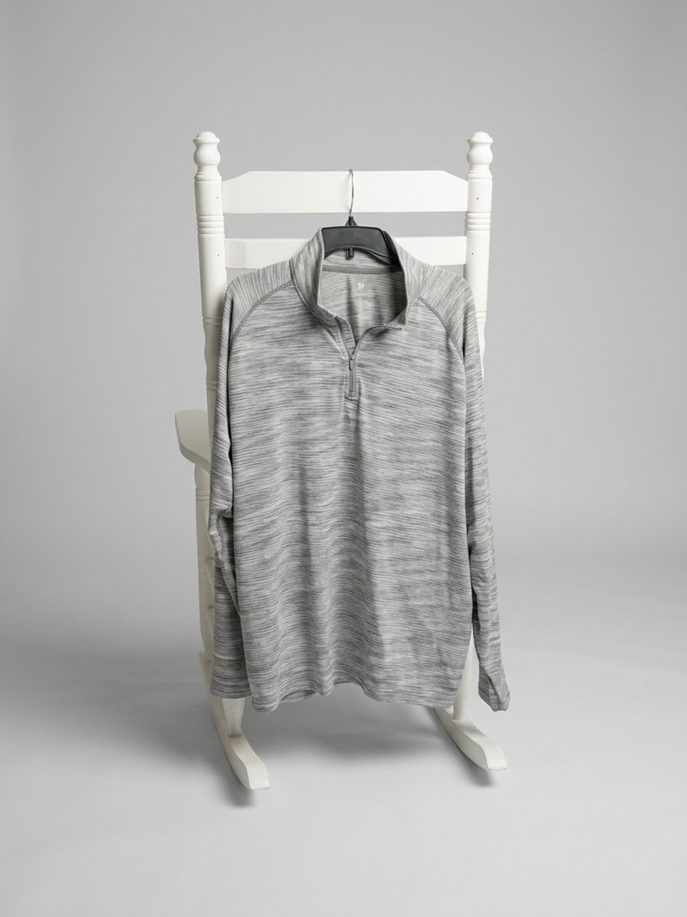 all in motion Men's Heather Gray Quarter-Zip Pullover